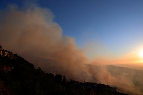 Wildfire Spreads In Rabweh - Mount Lebanon