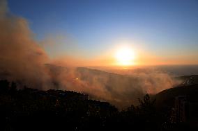 Wildfire Spreads In Rabweh - Mount Lebanon