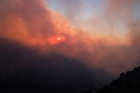 Wildfire Spreads In Rabweh - Mount Lebanon