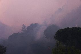 Wildfire Spreads In Rabweh - Mount Lebanon