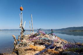 Greenpeace Denounces Massive Plastic Pollution Caused By Mussel Nets And Fishing Gear In Lesina And Varano