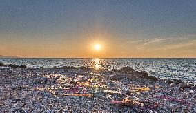 Greenpeace Denounces Massive Plastic Pollution Caused By Mussel Nets And Fishing Gear In Lesina And Varano