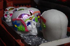 Day Of The Dead Sugar Skulls Production