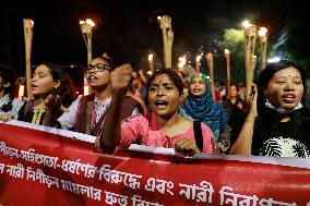 Female Students Demand Speedy Trial For Rape Victims - Dhaka