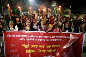 Female Students Demand Speedy Trial For Rape Victims - Dhaka