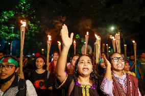 Female Students Demand Speedy Trial For Rape Victims - Dhaka