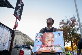 The National Day Of Protest To Stop Police Brutality In Washington D.C., USA.