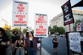 The National Day Of Protest To Stop Police Brutality In Washington D.C., USA.