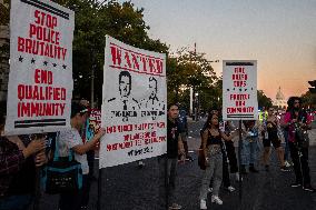 The National Day Of Protest To Stop Police Brutality In Washington D.C., USA.