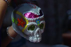 Day Of The Dead Sugar Skulls Production - Mexico