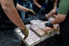 Thai Police Seize 154 Kilograms Of Heroin Hidden Prepared To Be Smuggled To Three Countries.