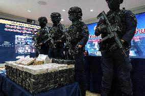 Thai Police Seize 154 Kilograms Of Heroin Hidden Prepared To Be Smuggled To Three Countries.