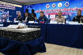 Thai Police Seize 154 Kilograms Of Heroin Hidden Prepared To Be Smuggled To Three Countries.