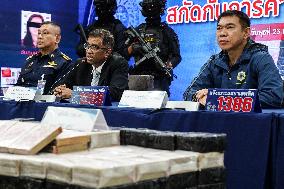 Thai Police Seize 154 Kilograms Of Heroin Hidden Prepared To Be Smuggled To Three Countries.