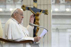 Pope Francis Wednesday Audience - Vatican