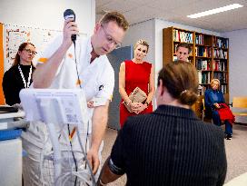 Queen Maxima Visits Noordwest Hospital Group - Netherlands