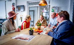 Queen Maxima Working Visit To Hoofddorp