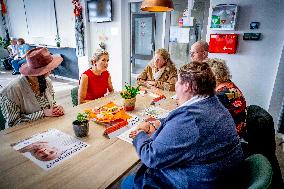 Queen Maxima Working Visit To Hoofddorp