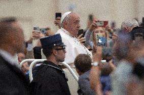 Pope Francis Wednesday Audience - Vatican