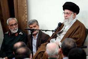 Ali Khamenei Meets Officials Of The National Congress - Tehran