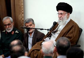 Ali Khamenei Meets Officials Of The National Congress - Tehran