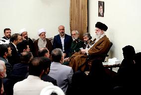 Ali Khamenei Meets Officials Of The National Congress - Tehran