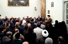 Ali Khamenei Meets Officials Of The National Congress - Tehran