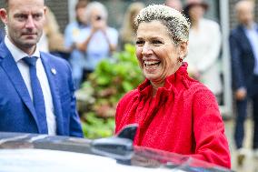 Queen Máxima visits Stronger Together against Poverty Haarlemmermeer, Hoofddorp, The Netherlands