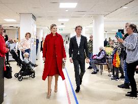 Queen Maxima Visits Noordwest Hospital Group - Netherlands