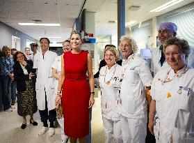 Queen Maxima Visits Noordwest Hospital Group - Netherlands