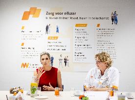 Queen Maxima Visits Noordwest Hospital Group - Netherlands