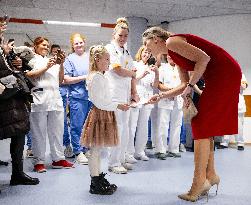 Queen Maxima Visits Noordwest Hospital Group - Netherlands