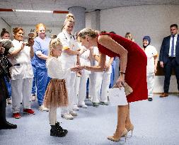 Queen Maxima Visits Noordwest Hospital Group - Netherlands