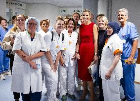 Queen Maxima Visits Noordwest Hospital Group - Netherlands