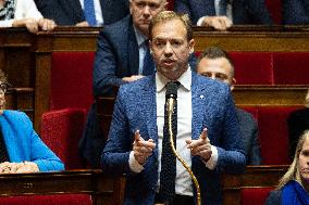 Questions to the government at the French National Assembly - Paris