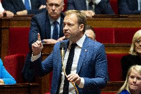 Questions to the government at the French National Assembly - Paris