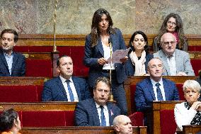 Questions to the government at the French National Assembly - Paris