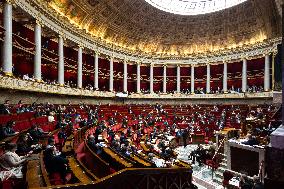 Questions to the government at the French National Assembly - Paris