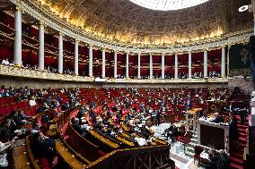 Questions to the government at the French National Assembly - Paris