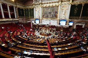 Debate session on the first part of the 2025 finance bill at the National Assembly - Paris