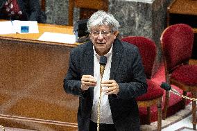 Debate session on the first part of the 2025 finance bill at the National Assembly - Paris