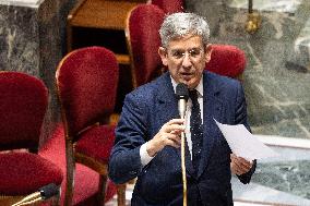 Debate session on the first part of the 2025 finance bill at the National Assembly - Paris