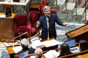 Debate session on the first part of the 2025 finance bill at the National Assembly - Paris