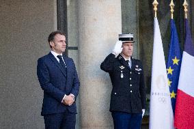 French President Meets Lebanon's PM - Paris