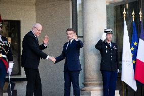 French President Meets Lebanon's PM - Paris