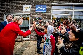 Queen Maxima Working Visit To Hoofddorp