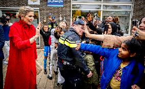 Queen Maxima Working Visit To Hoofddorp