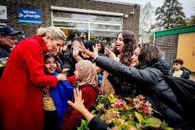 Queen Maxima Working Visit To Hoofddorp