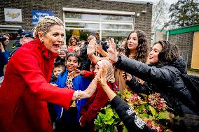 Queen Maxima Working Visit To Hoofddorp