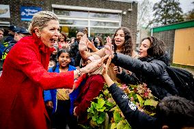 Queen Maxima Working Visit To Hoofddorp